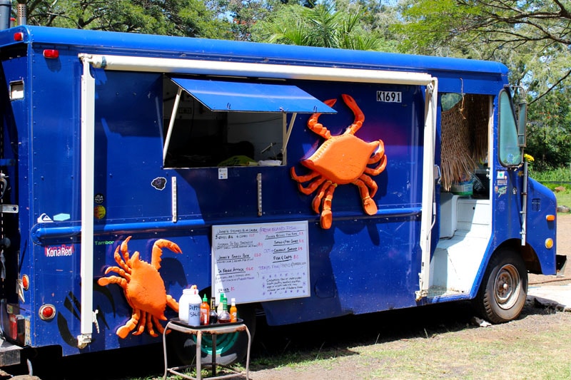 Johnny Got Crabs Truck in Koloa