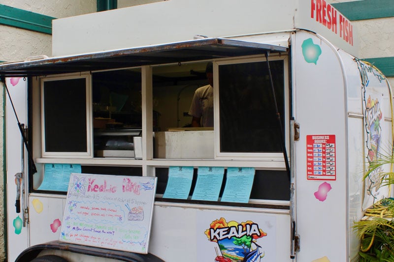 Kealia Poke Hanalei Food Truck